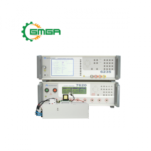 Hệ thống kiểm tra máy biến áp tự động 2 trong 1 Máy kiểm tra biến áp + Máy kiểm tra Hipot MICROTEST 6235 + 7620