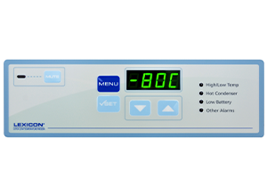 Ultra-low temperature freezer Lexicon ® II - Silver Controller
