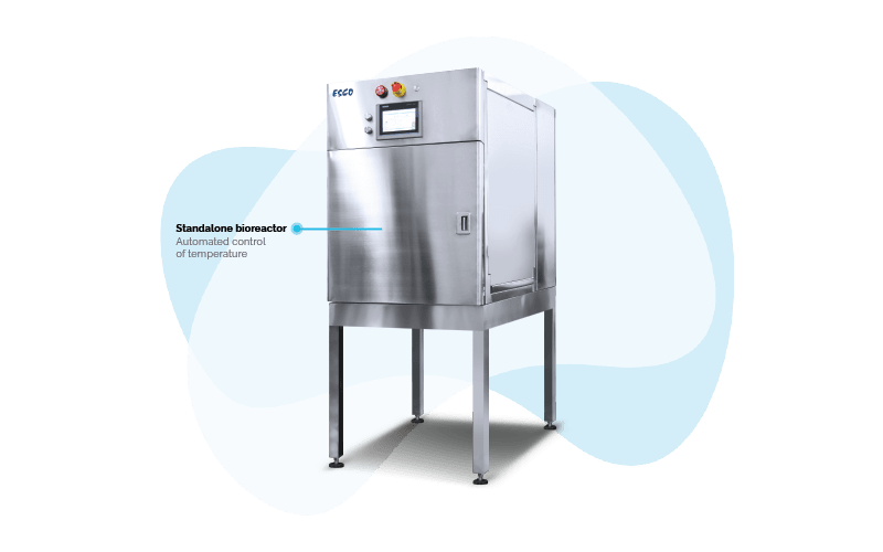 Automatic bioreactor self-contained Esco CelCradle X ® with Sealed Single Use Harvester
